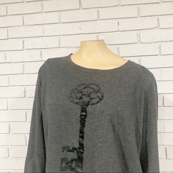 Macy’s Women’s Gray Key Sweater - Picture 2 of 9